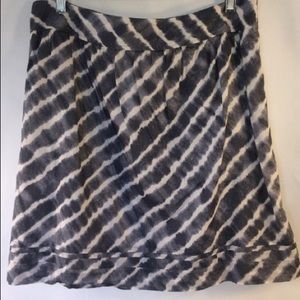 Ann Taylor Loft striped skirt size 8